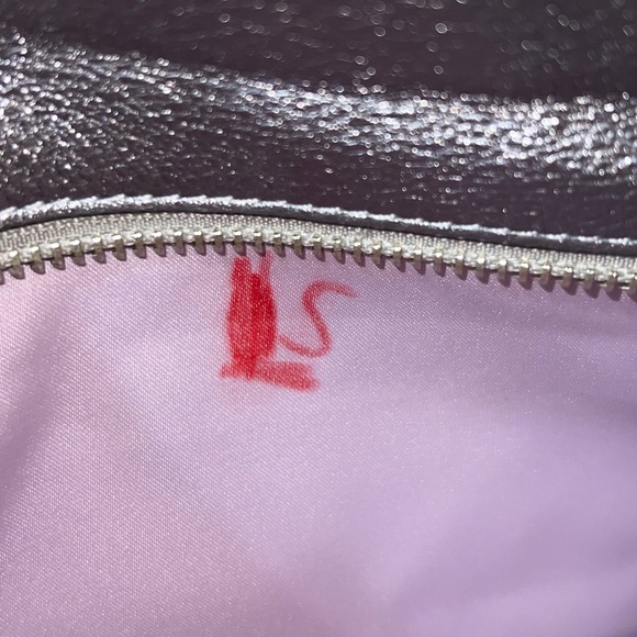 Coach Hampton Weekend Metallic Leather Flap Clutch Bag - Picture 12 of 15